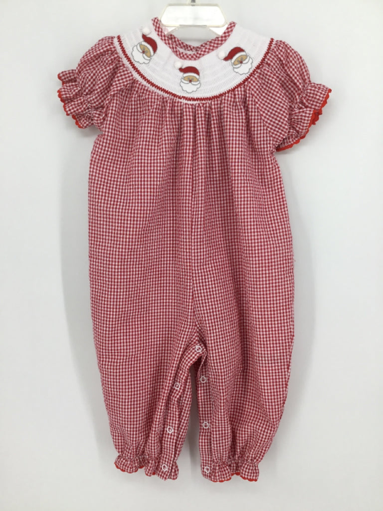 Lil Cactus Child Size 12-18 Months Red Christmas Outfit