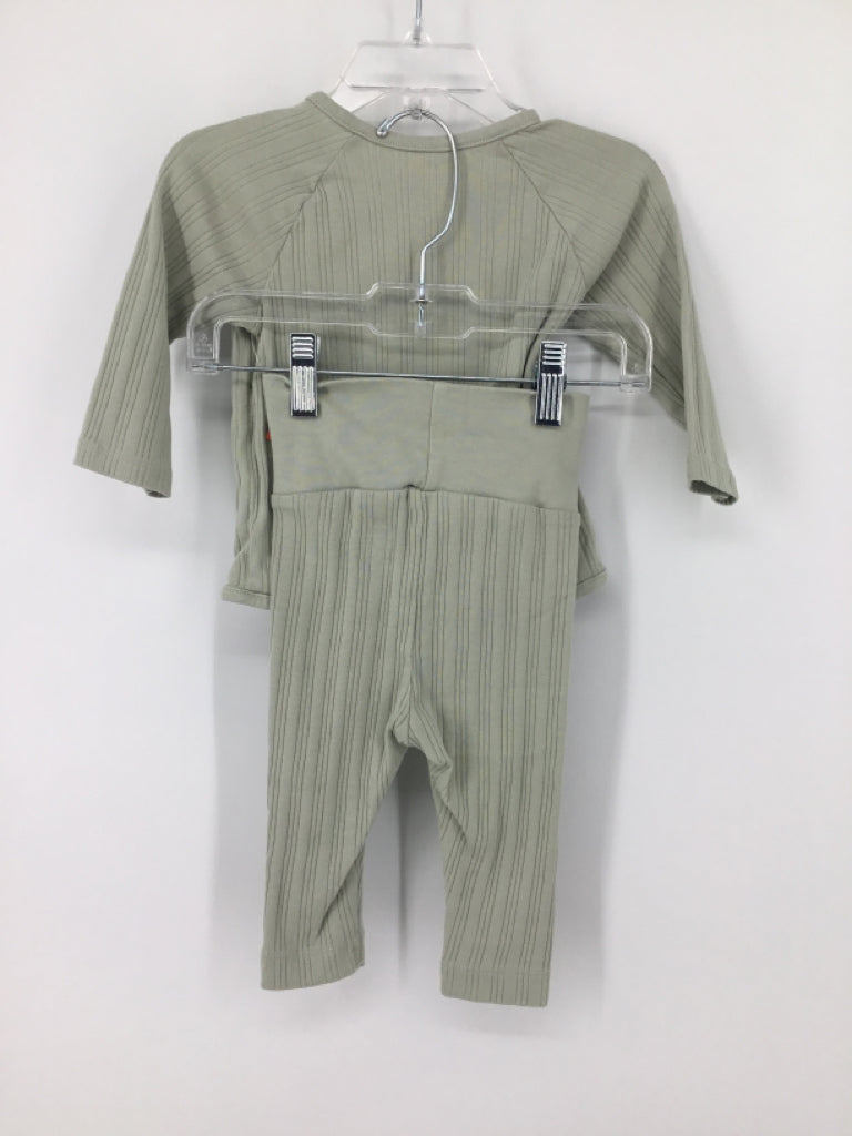 H & M Child Size 6 Months Green Solid Outfit - boys