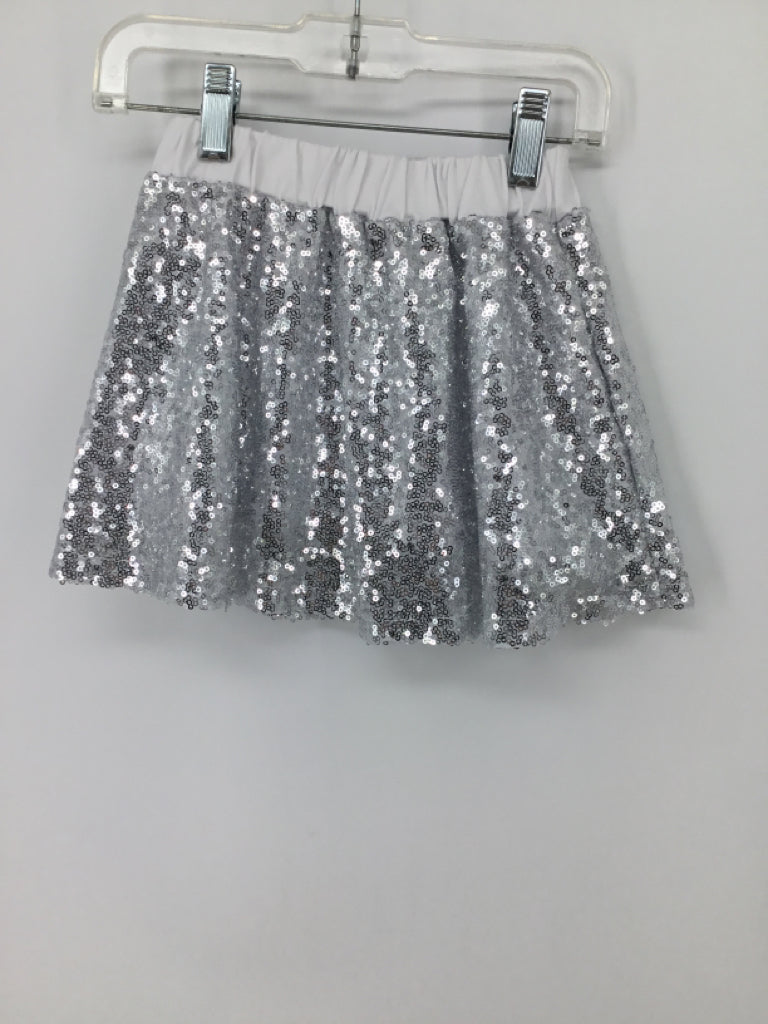 June & Grey Child Size 4 Silver Skirts - girls
