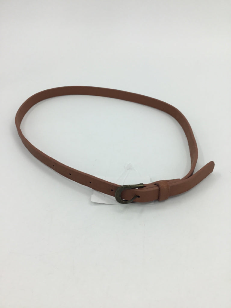 brandless Child Size Toddler Brown Solid Belt/Suspenders