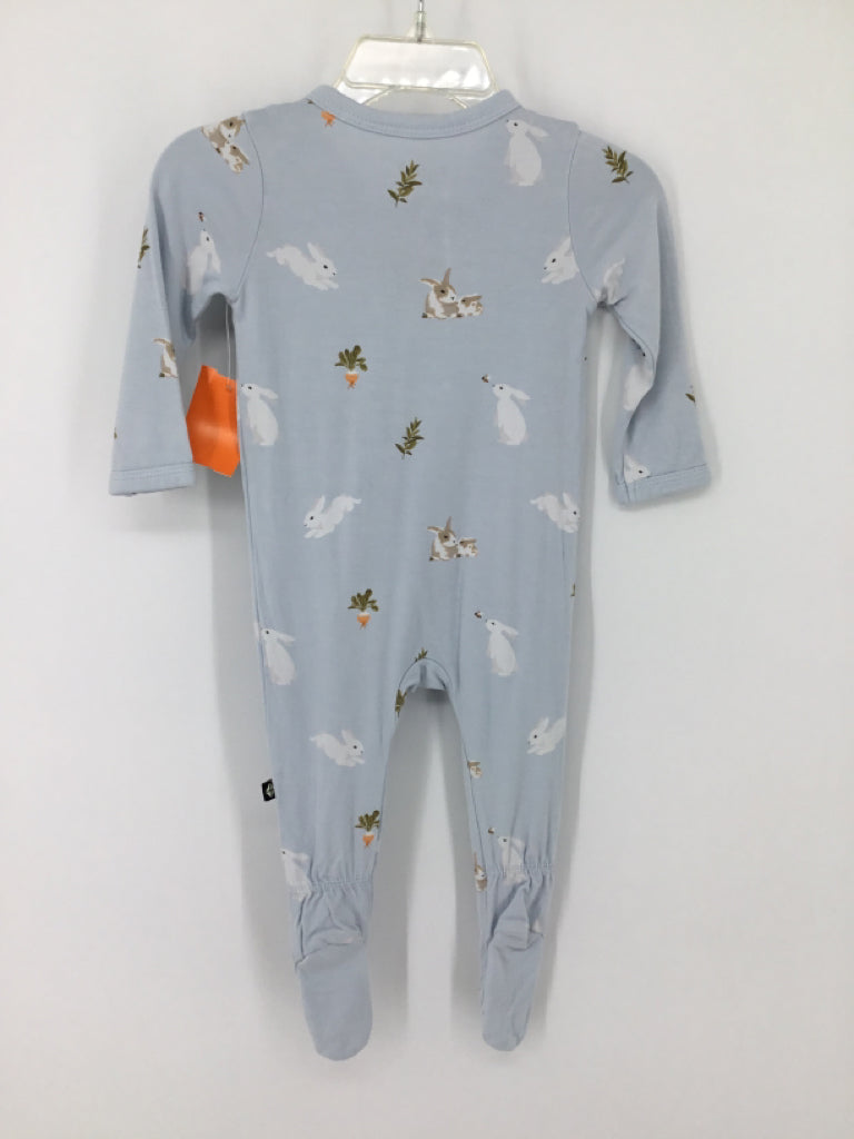 Kyte Child Size 3-6 Months Blue Sleepers