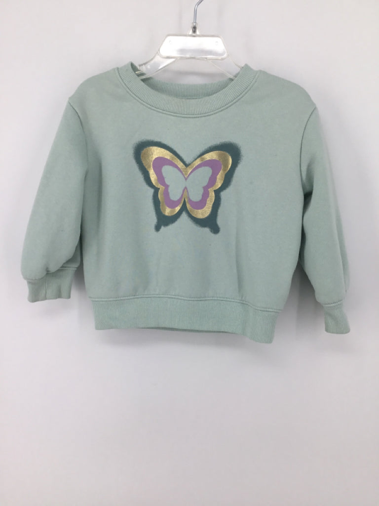 jumping beans Child Size 18 Months Green Sweatshirt - girls