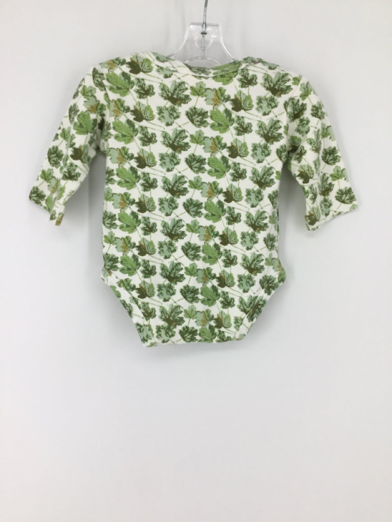 Kate Quinn Organics Child Size 3-6 Months Green Onesie