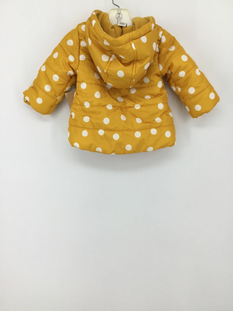 Little Me Child Size 12 Months Yellow Outerwear - girls