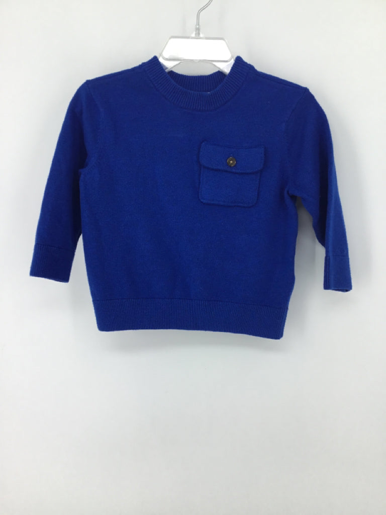 Old Navy Child Size 12-18 Months Blue Solid Sweater - boys