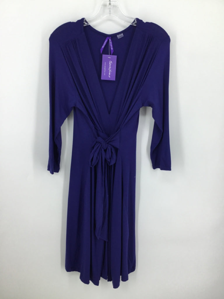 Seraphine Size M Viscose Blend Dress - Maternity