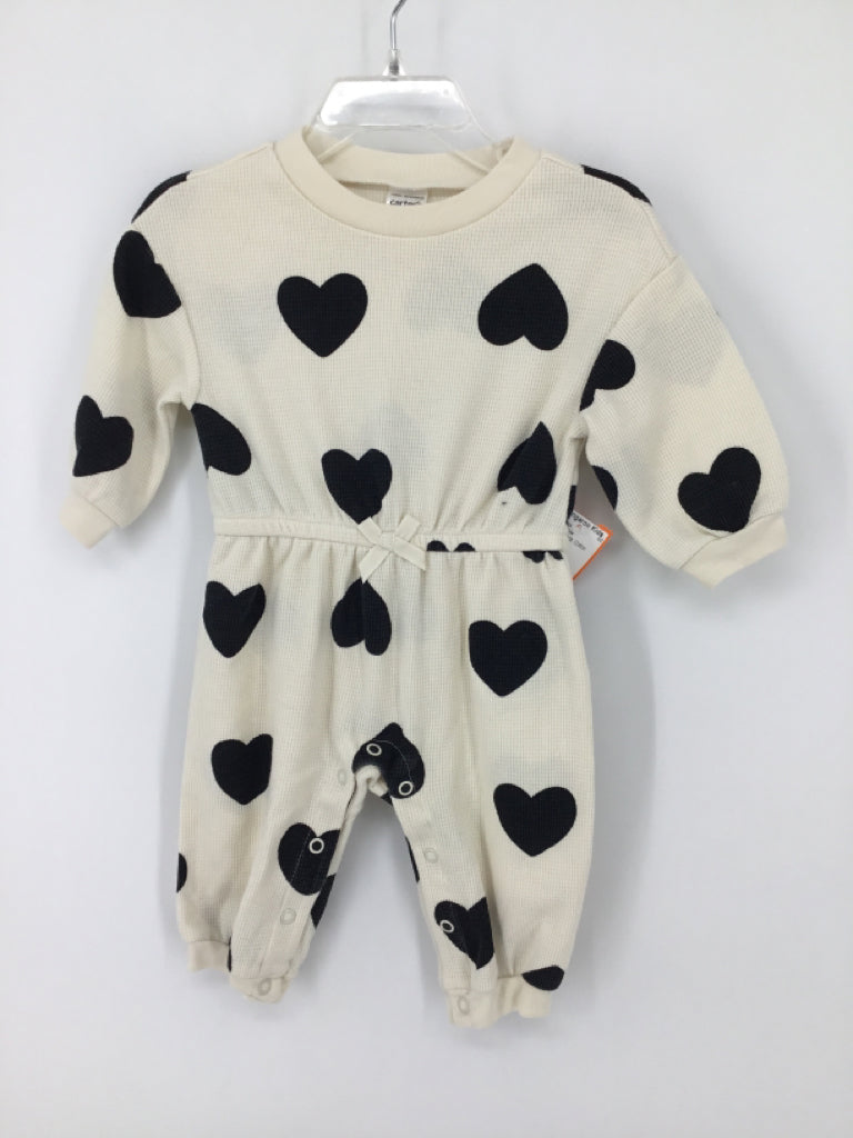 Child of Mine Child Size 3-6 Months Cream Outfit - girls