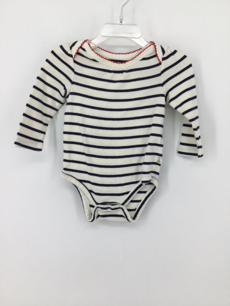 Baby Gap Child Size 6-12 Months Navy Onesie