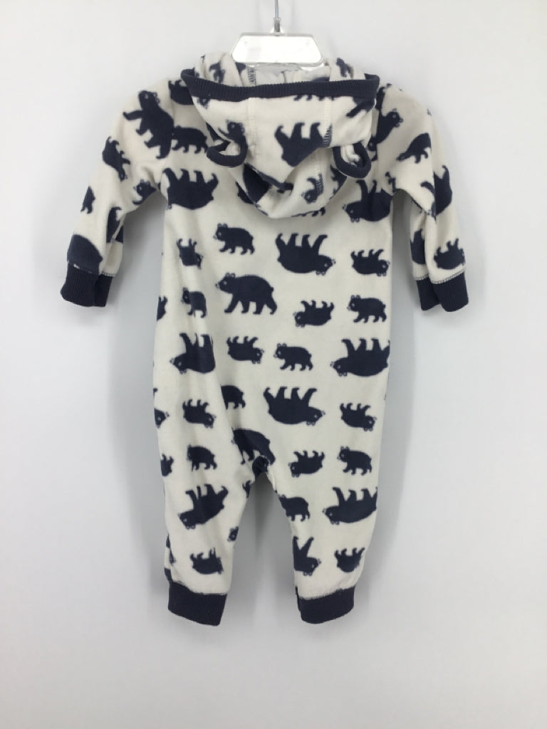 Carter's Child Size 6 Months Gray Print Outfit - boys