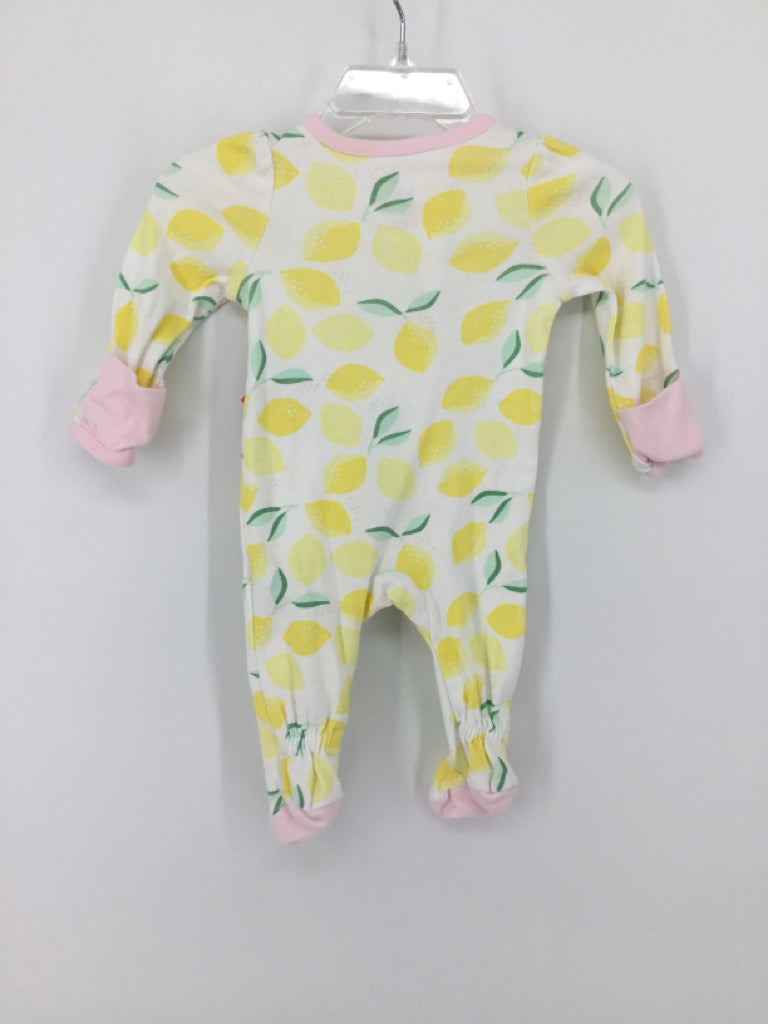 cloud island Child Size Newborn Yellow Sleepers