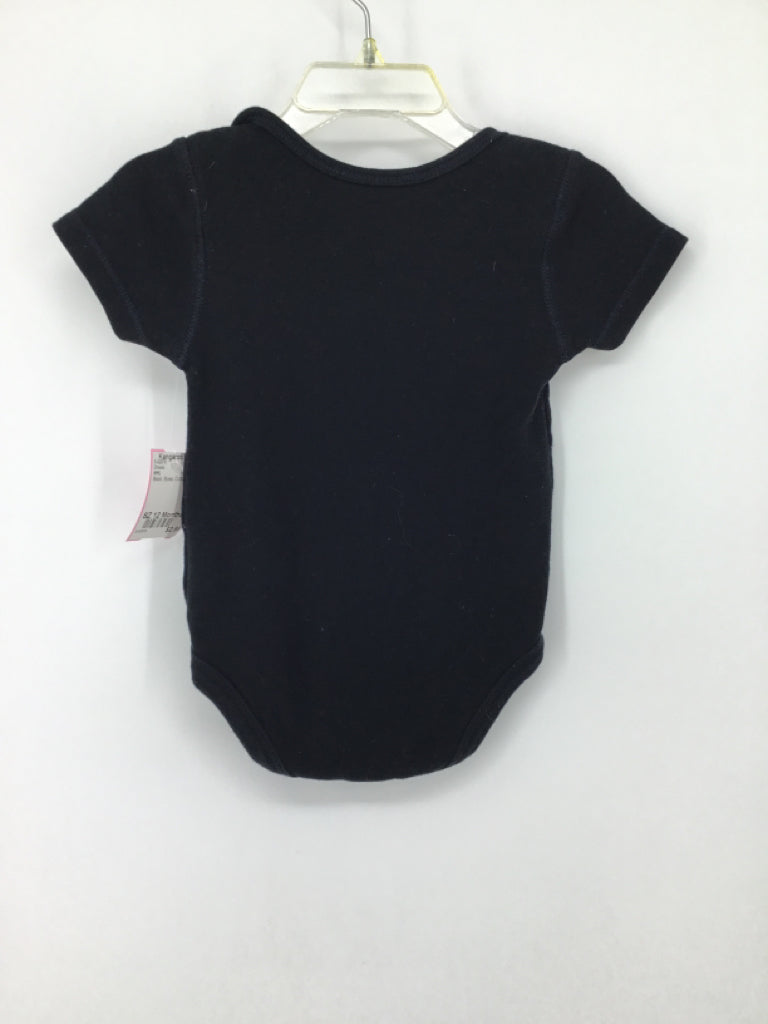 NHL Child Size 12 Months Black Onesie