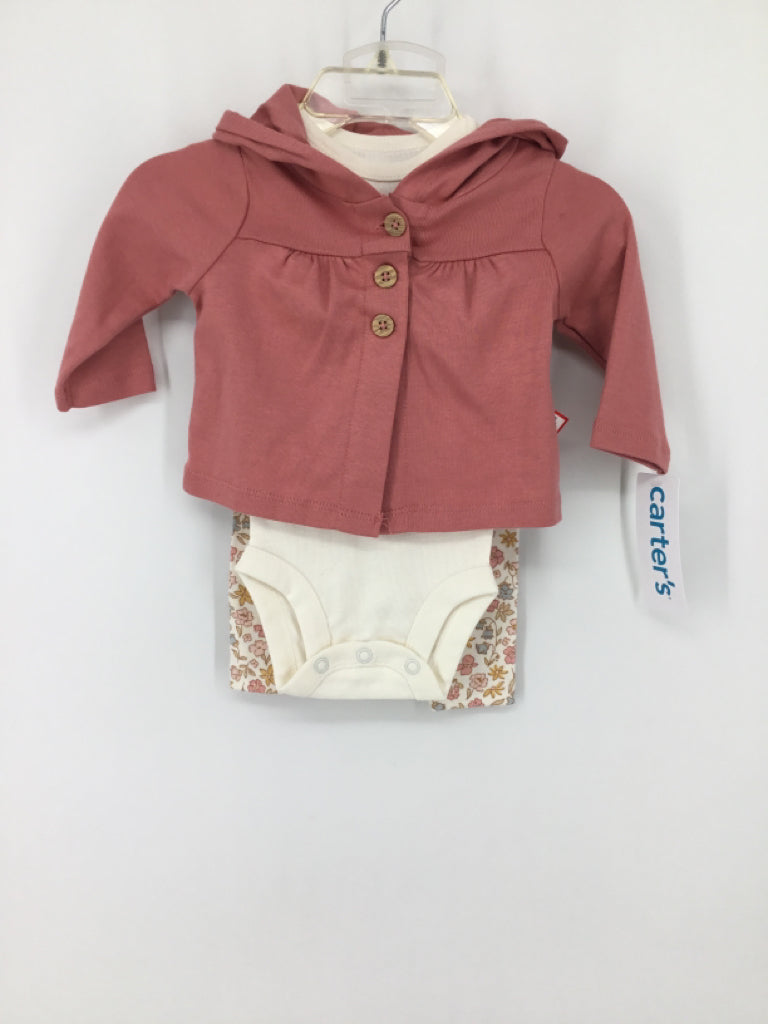 Carter's Child Size Newborn Pink Outfit - girls