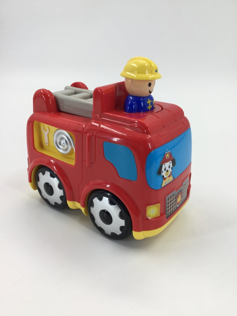 Kidoozie Press & Zoom Fire Engine