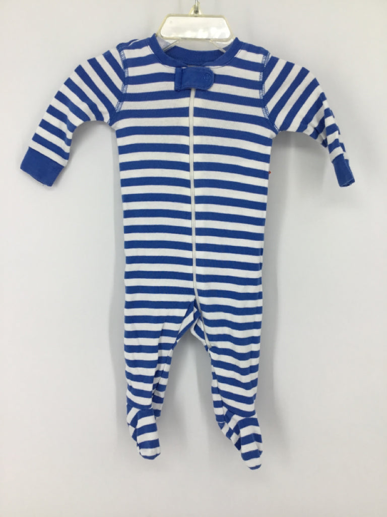 primary Child Size 0-3 Months Blue Sleepers