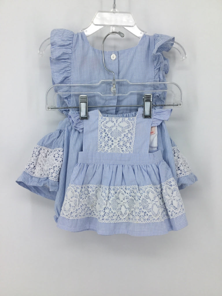 Smockingbird Child Size 18 Months Blue Outfit - girls