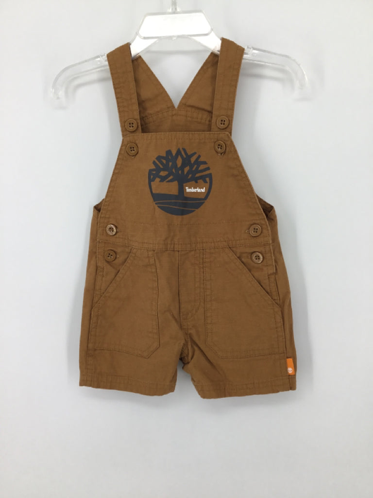 Timberland Child Size 6-9 Months Brown screen printed Overalls - boys
