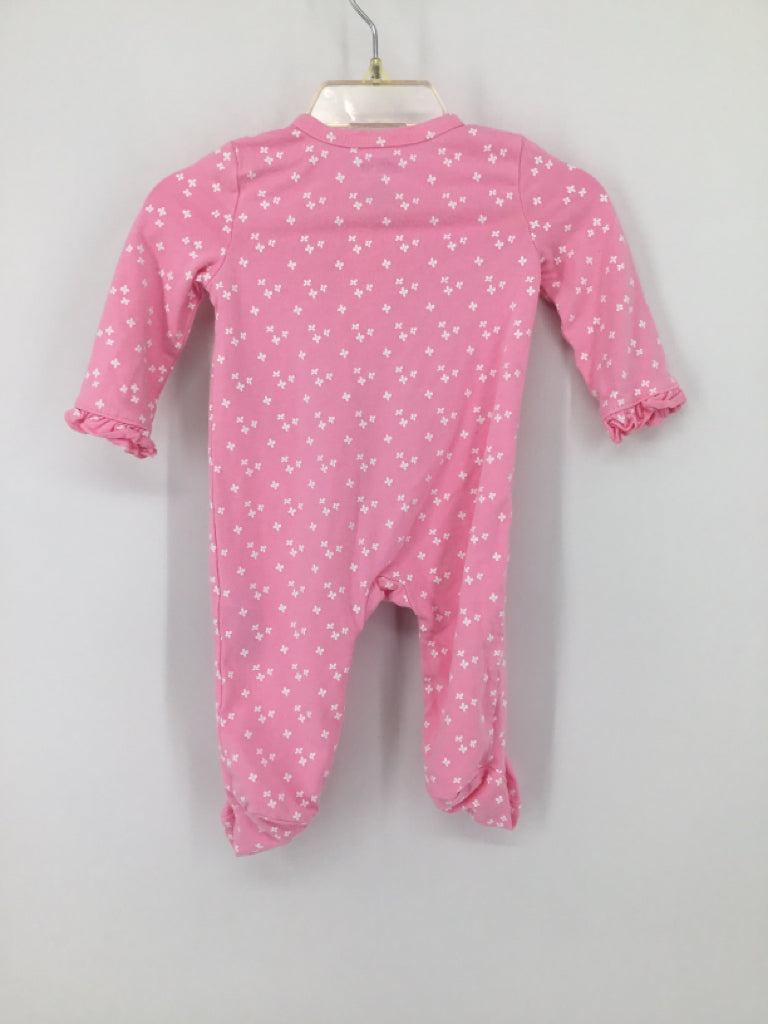 Little Me Child Size 3 Months Pink Sleepers