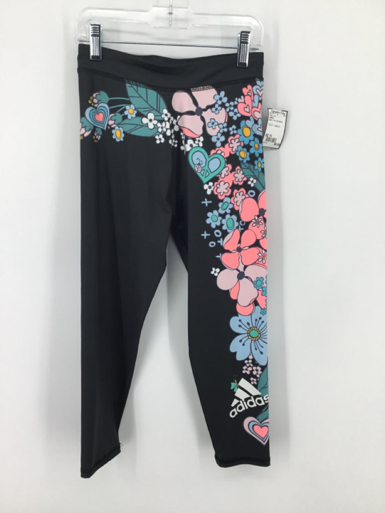 Adidas Child Size 10 Black Pants - girls