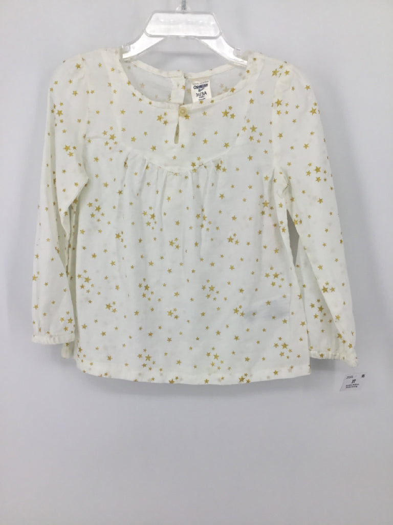 OshKosh B'gosh Child Size 3 White Shirt - girls