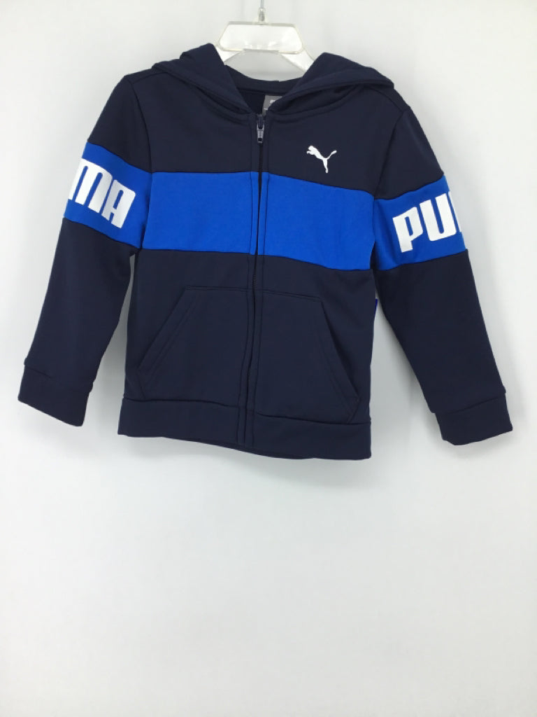 Puma Child Size 3 Navy Solid Hoodie - boys