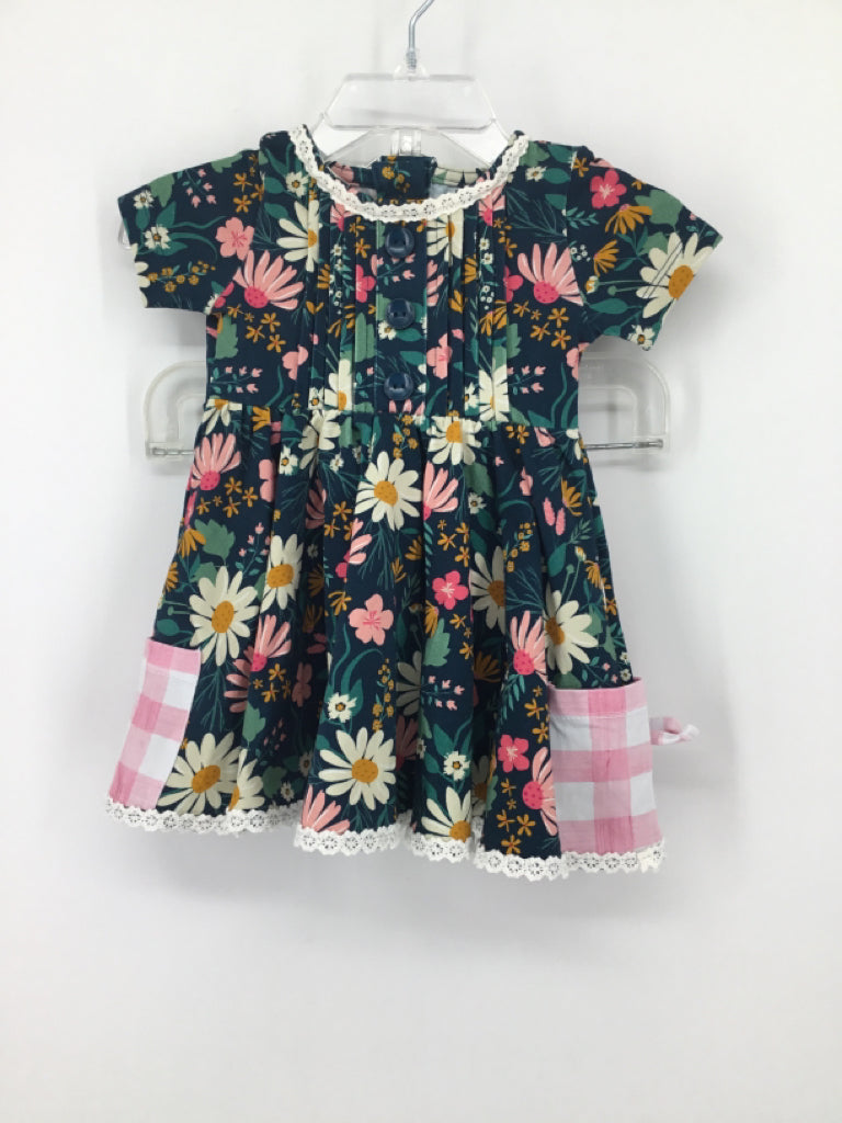 GiGi and Max Child Size 12 Months Teal Dress - girls