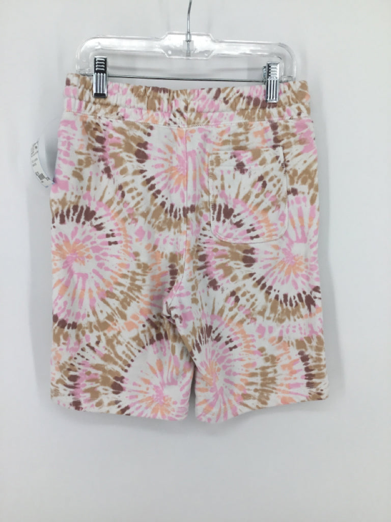 Lands' End Child Size 10 Pink Tye Dye Shorts - boys