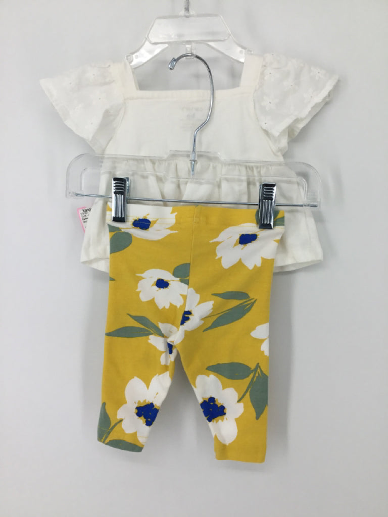 Carter's Child Size 3 Months White Outfit - girls