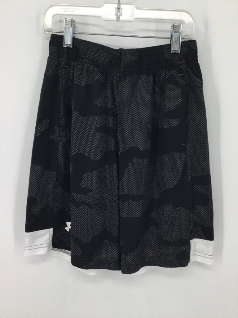 Under Armour Child Size 10 Black Print Shorts - boys