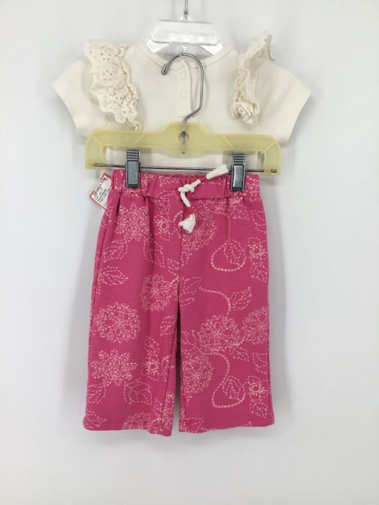 Jessica Simpson Child Size 6-9 Months Cream Outfit - girls