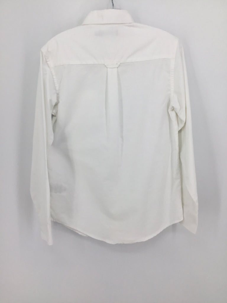 Izod Child Size 12 White Solid Shirt - boys