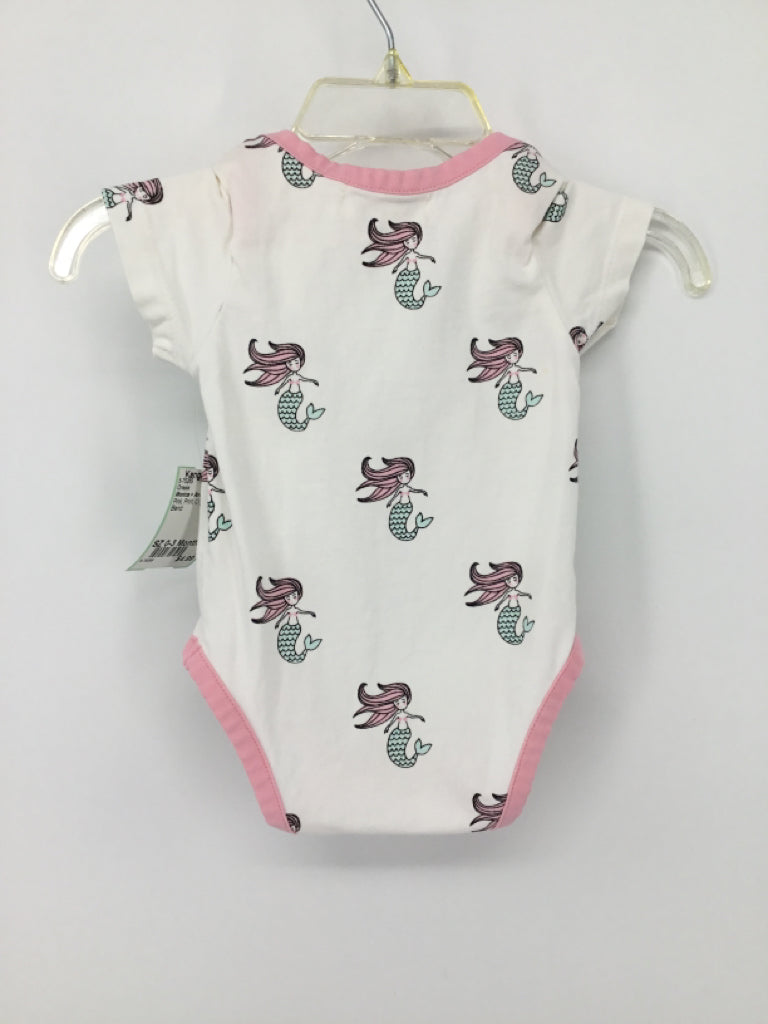 Monica + Andy Child Size 0-3 Months Pink Onesie