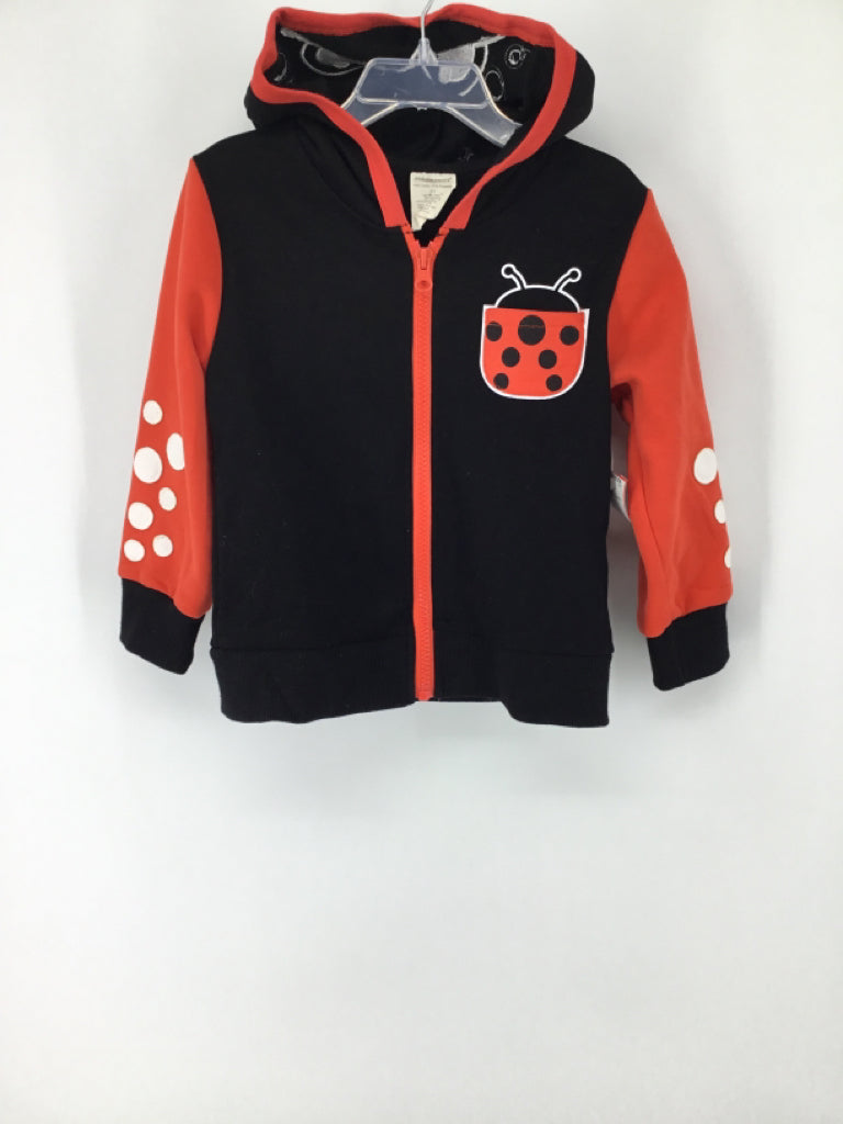 Doodle Pants Child Size 2 Black Hoodie - girls