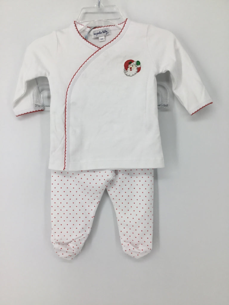 Magnolia Baby Child Size 6 Months White Christmas Outfit