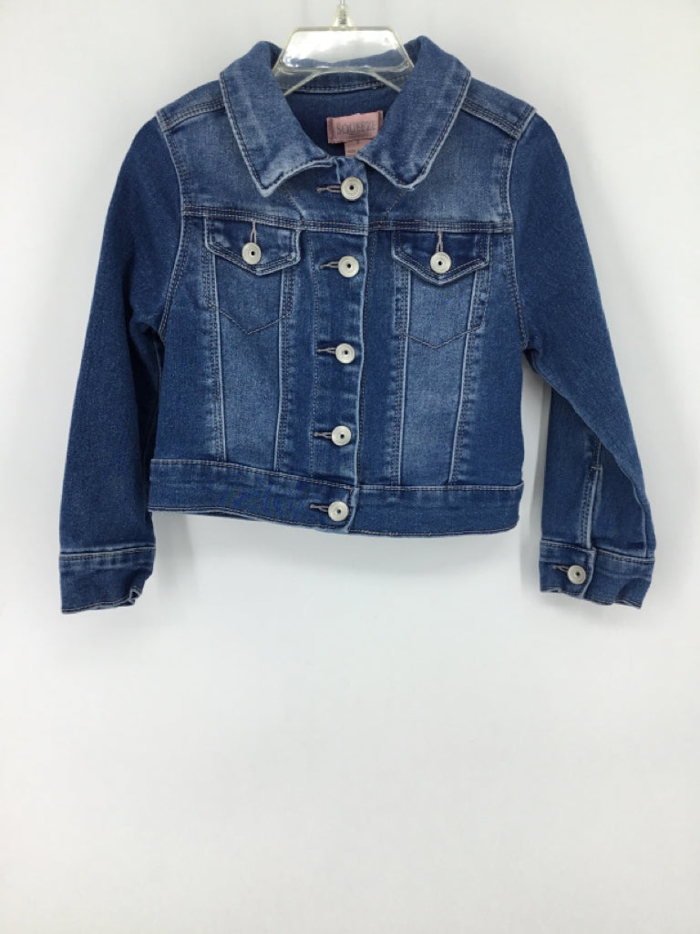 Squeeze Child Size 4 Blue Jacket - girls