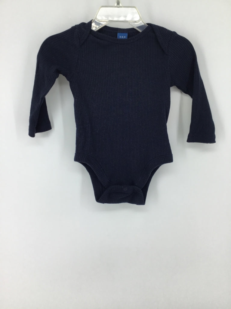 Old Navy Child Size 3-6 Months Navy Onesie