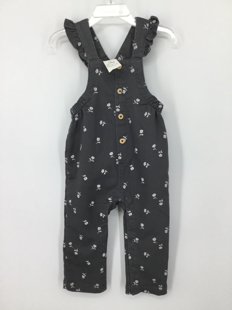 Cat & Jack Child Size 18 Months Gray Overalls - girls