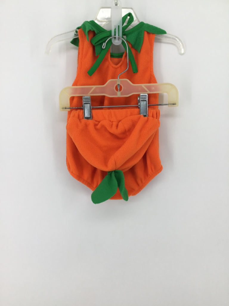 brandless Child Size 3-6 Months Orange Jack-o-Lantern Halloween Costume