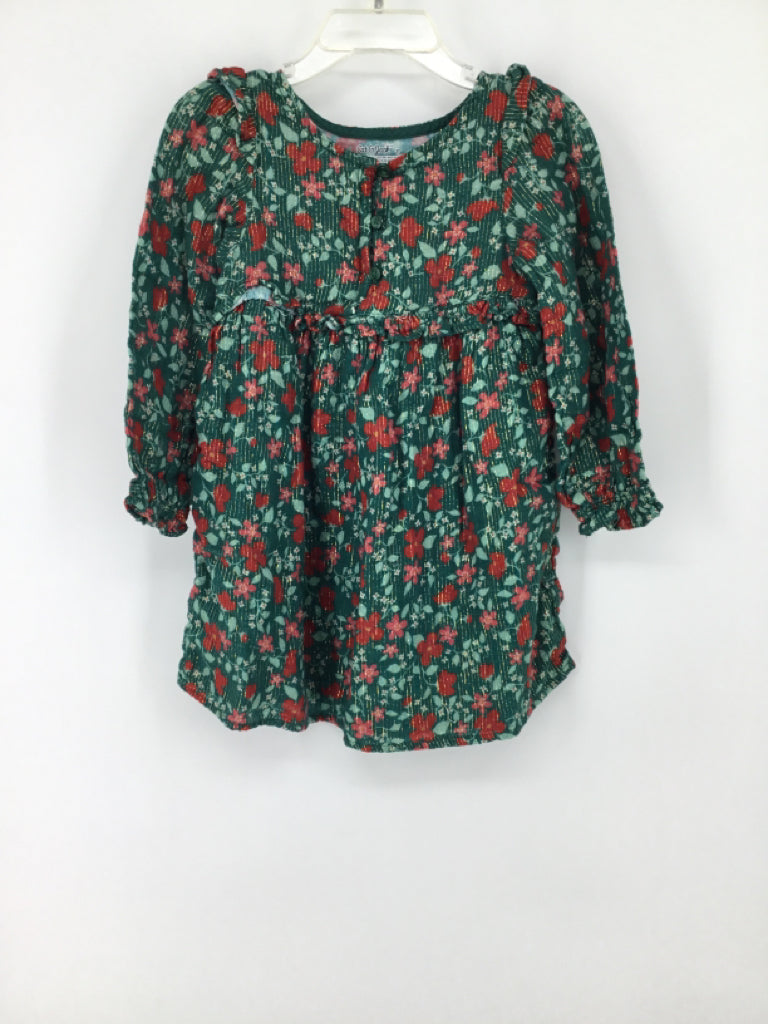 Cat & Jack Child Size 3 Green Dress - girls