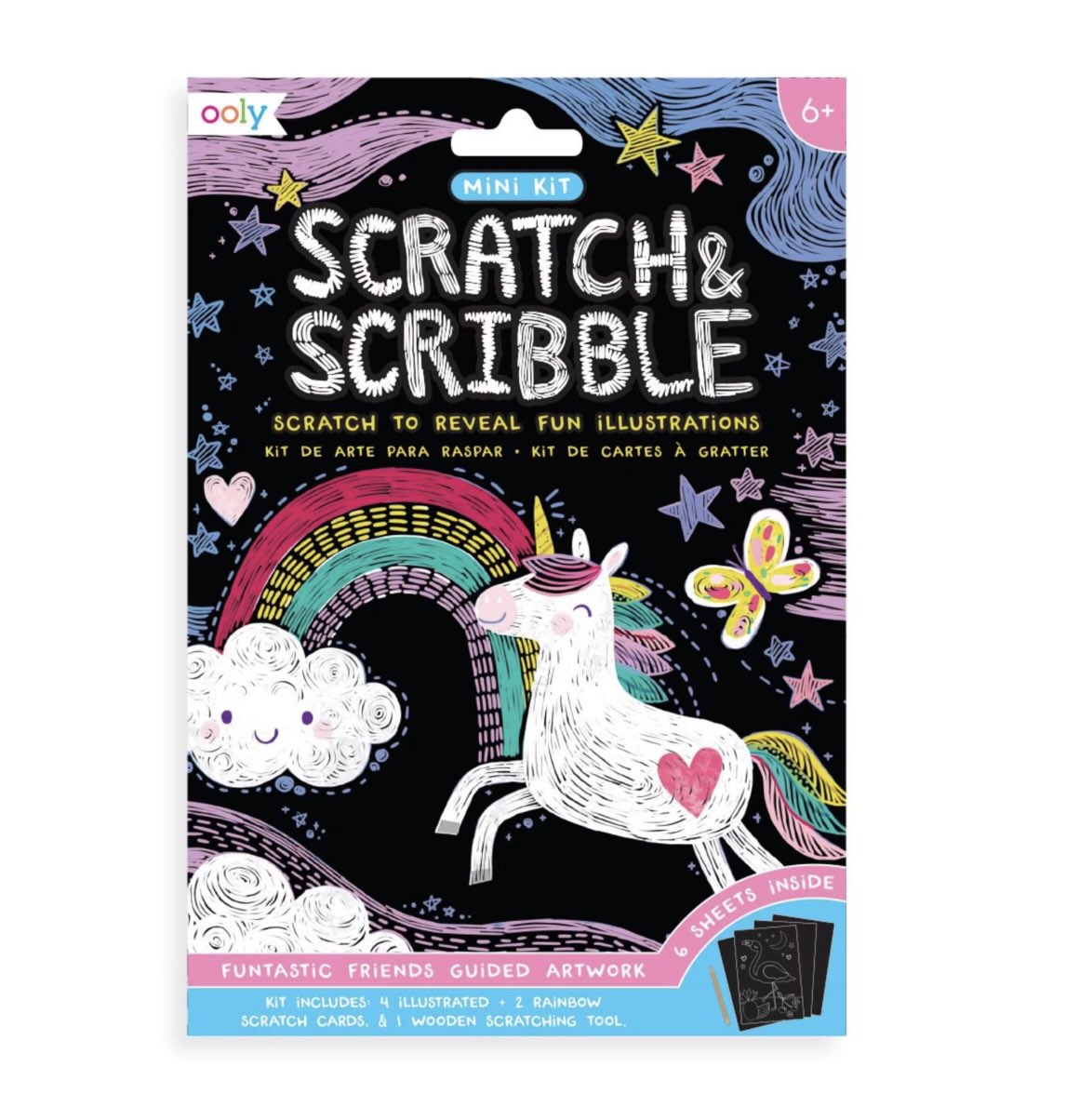 Ooly - Funtastic Friends Scratch and Scribble Art Kits