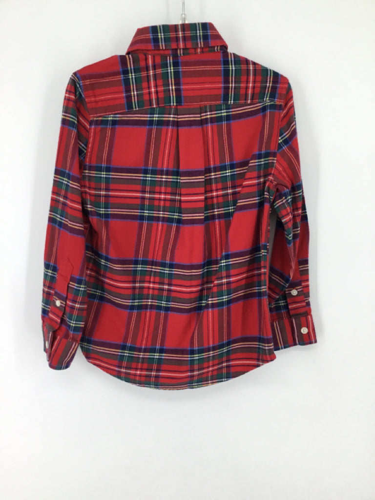 vineyard vines Child Size 4 Red Plaid Shirt - boys
