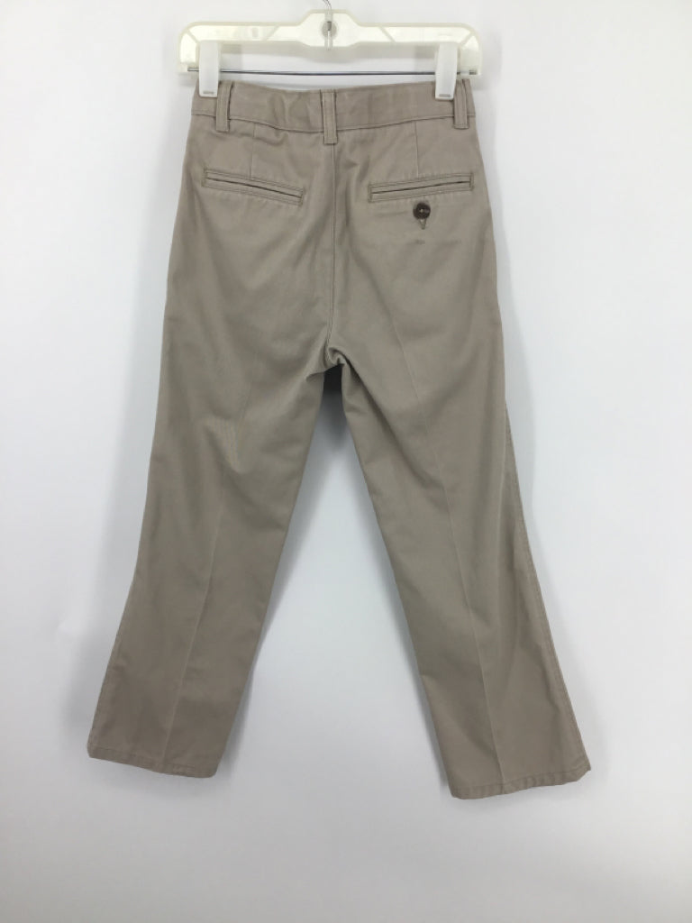 Chaps Child Size 8 Tan Solid Pants - boys