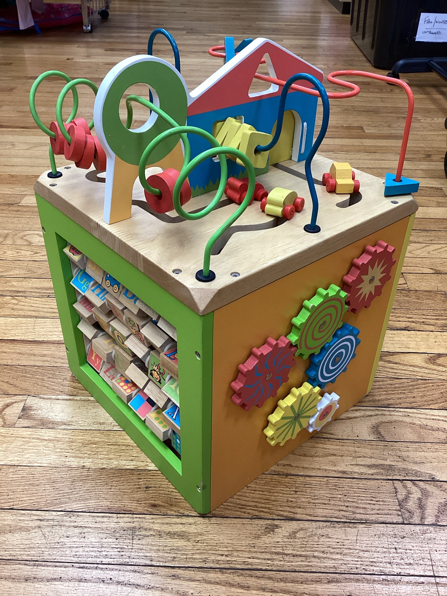 Battat Wooden Activity Cube