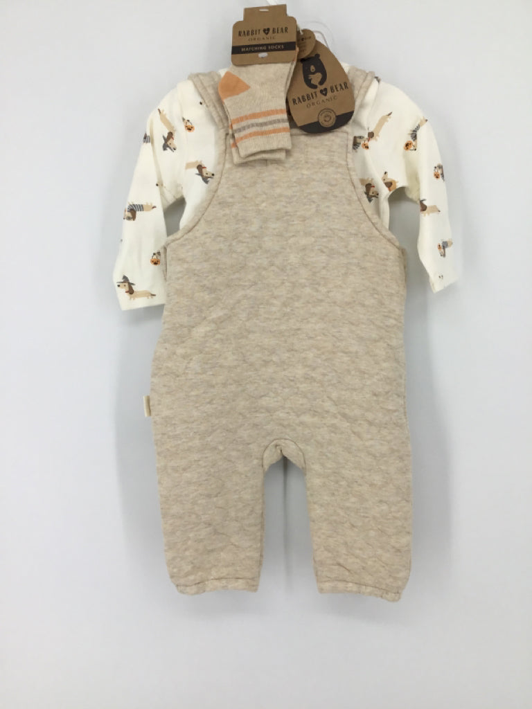 Rabbit + Bear Child Size 3-6 Months Tan Halloween Outfit
