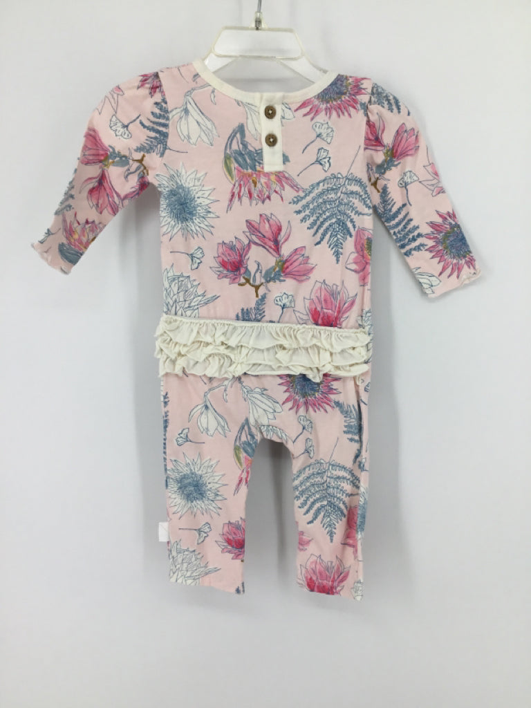 Burt's Bees Baby Child Size 0-3 Months Pink Outfit - girls