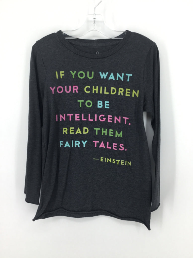 peek Child Size 10 Gray T-shirt - girls