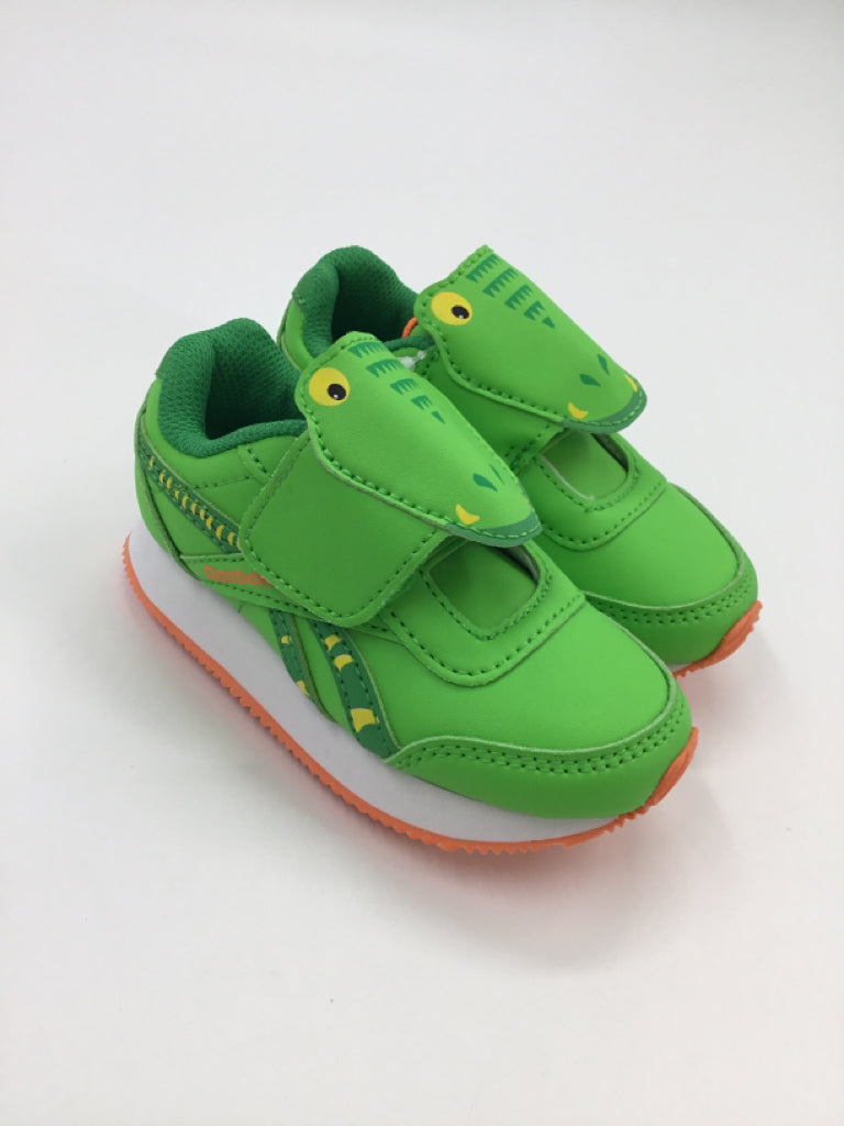 Reebok Child Size 7 Toddler Green Sneakers