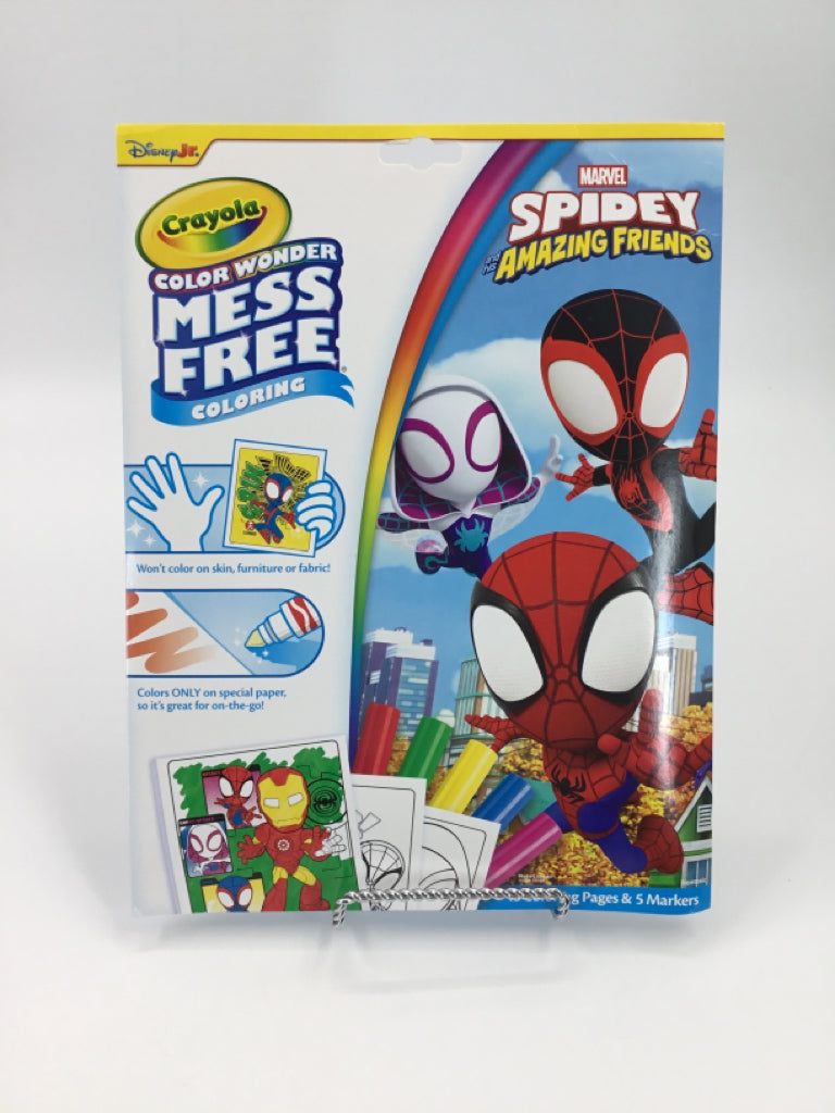 Crayola Marvel Spidey Amazing Friends Color Wonder Mess Free Coloring