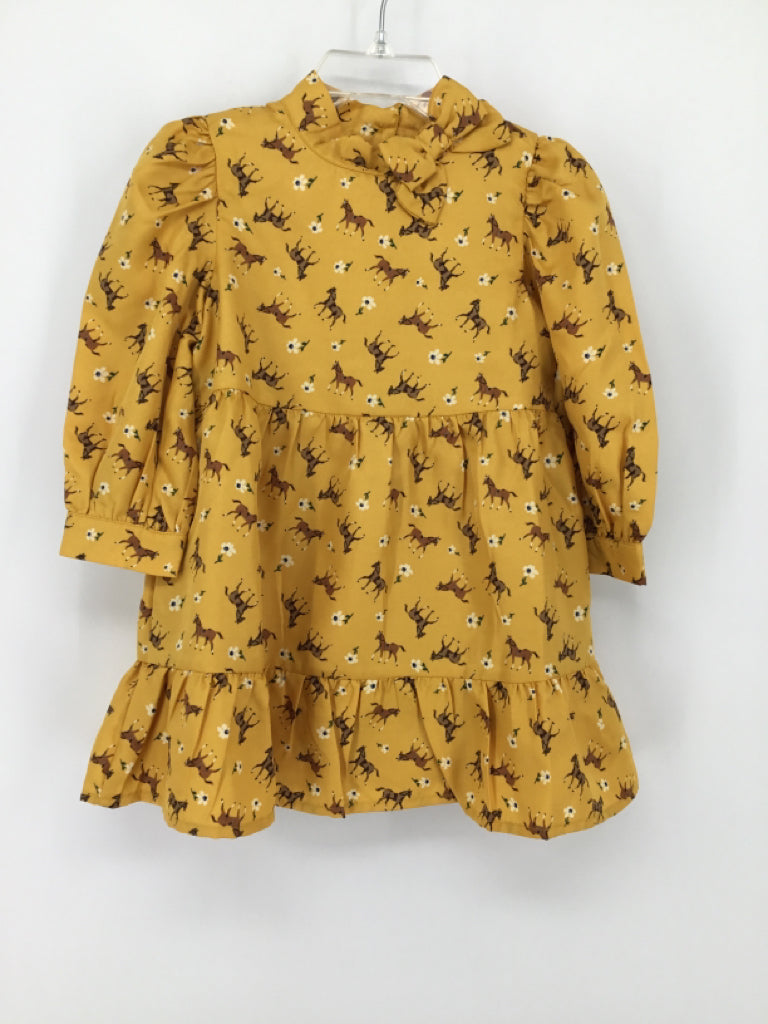 Janie and Jack Child Size 18-24 Months Yellow Dress - girls