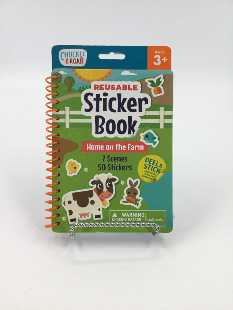 Chuckle & Roar Reusable Sticker Book - Home on the Farm