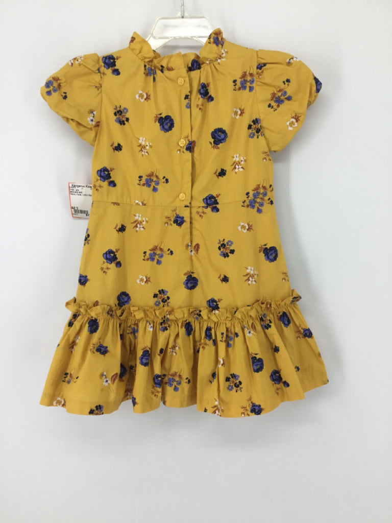 Janie and Jack Child Size 3 Yellow Dress - girls